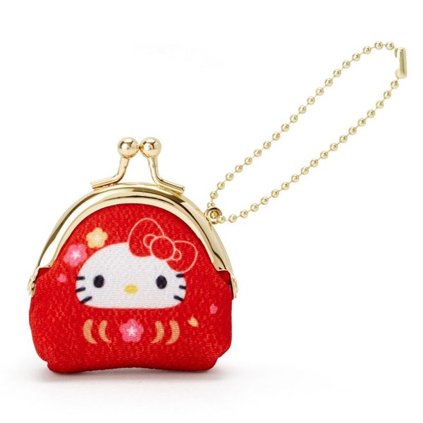 大賀屋 日貨 Hello kitty 小零錢包 迷你零錢包 錢包 吊飾 凱蒂貓 三麗鷗 Sanrio 正版 L00010870