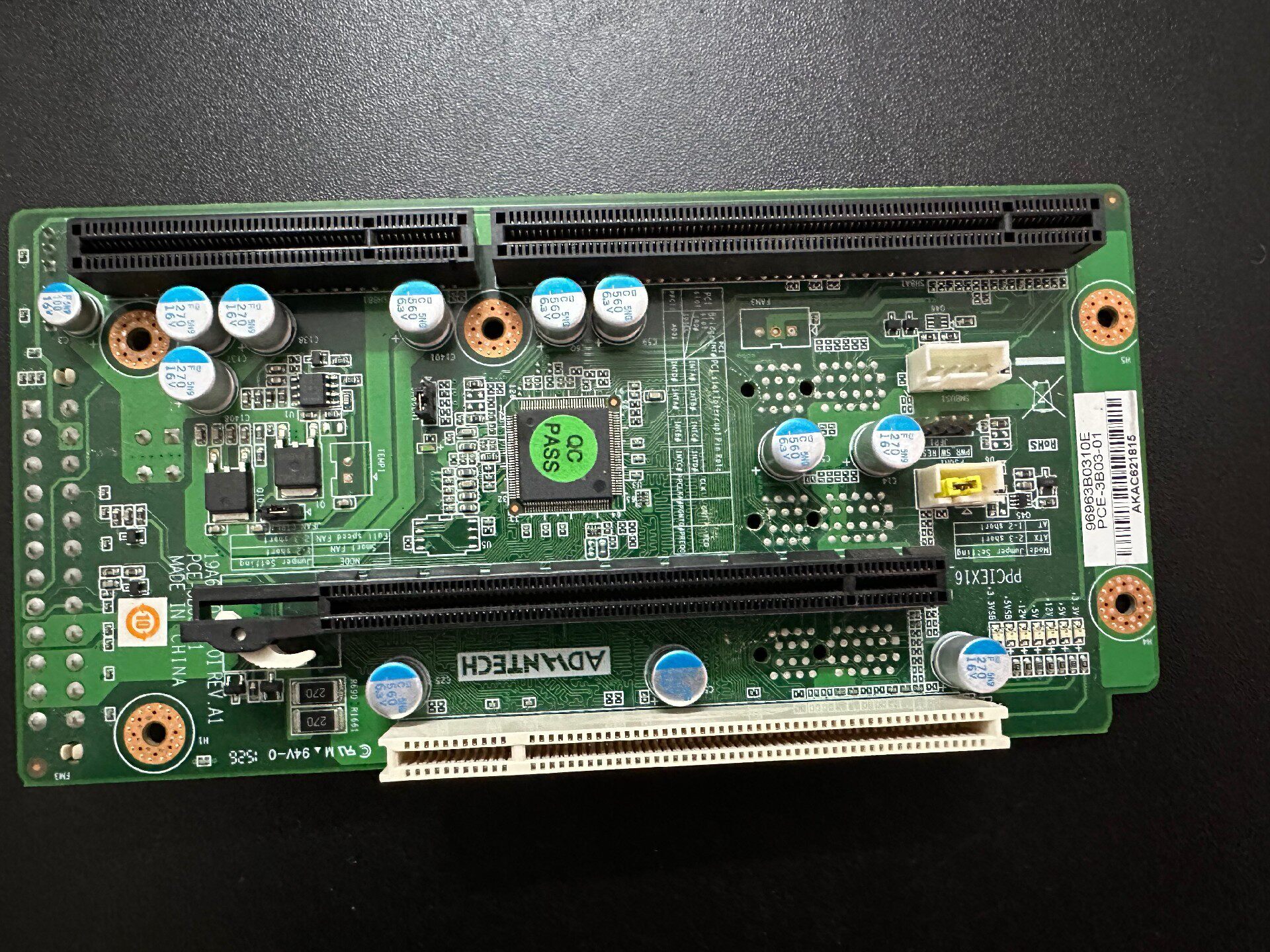 研華PCE-3B03-01底板 19A63B0310工業級電腦控制板 REV.A1高兼容性 自動化設備專用 穩定高效能 台灣現貨