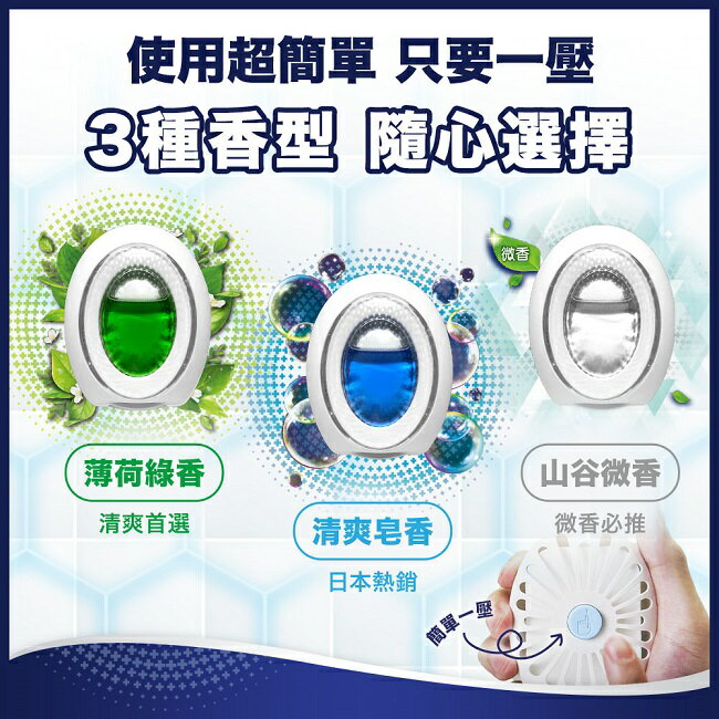 風倍清浴廁用抗菌消臭防臭劑 (清爽皂香) 6ML 2