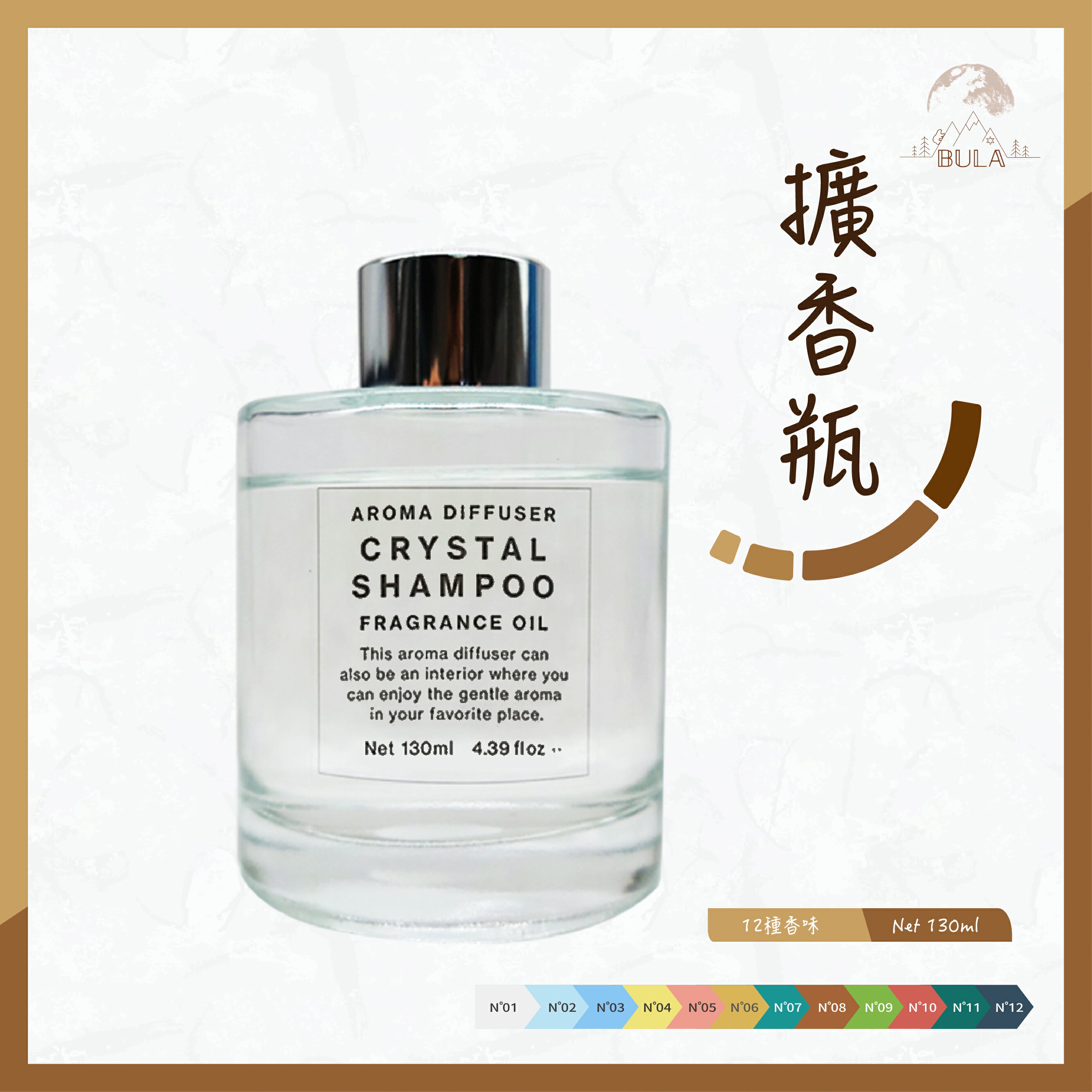 『布拉小舖』【台灣現貨】日本 大創 N°01-N°12薰香瓶 香氛瓶 室內擴香 廁所芳香劑 香氛擴香瓶 居家香氛