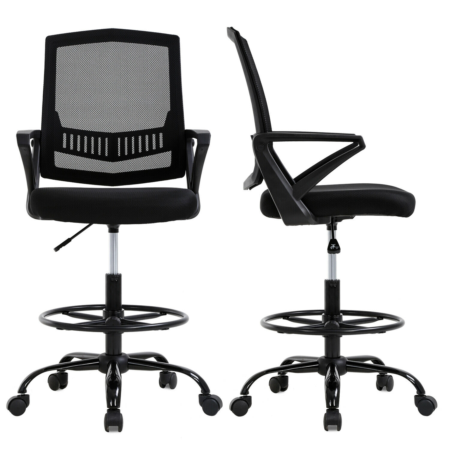 Factory Direct: Drafting Chair Tall Office Chair Desk ...