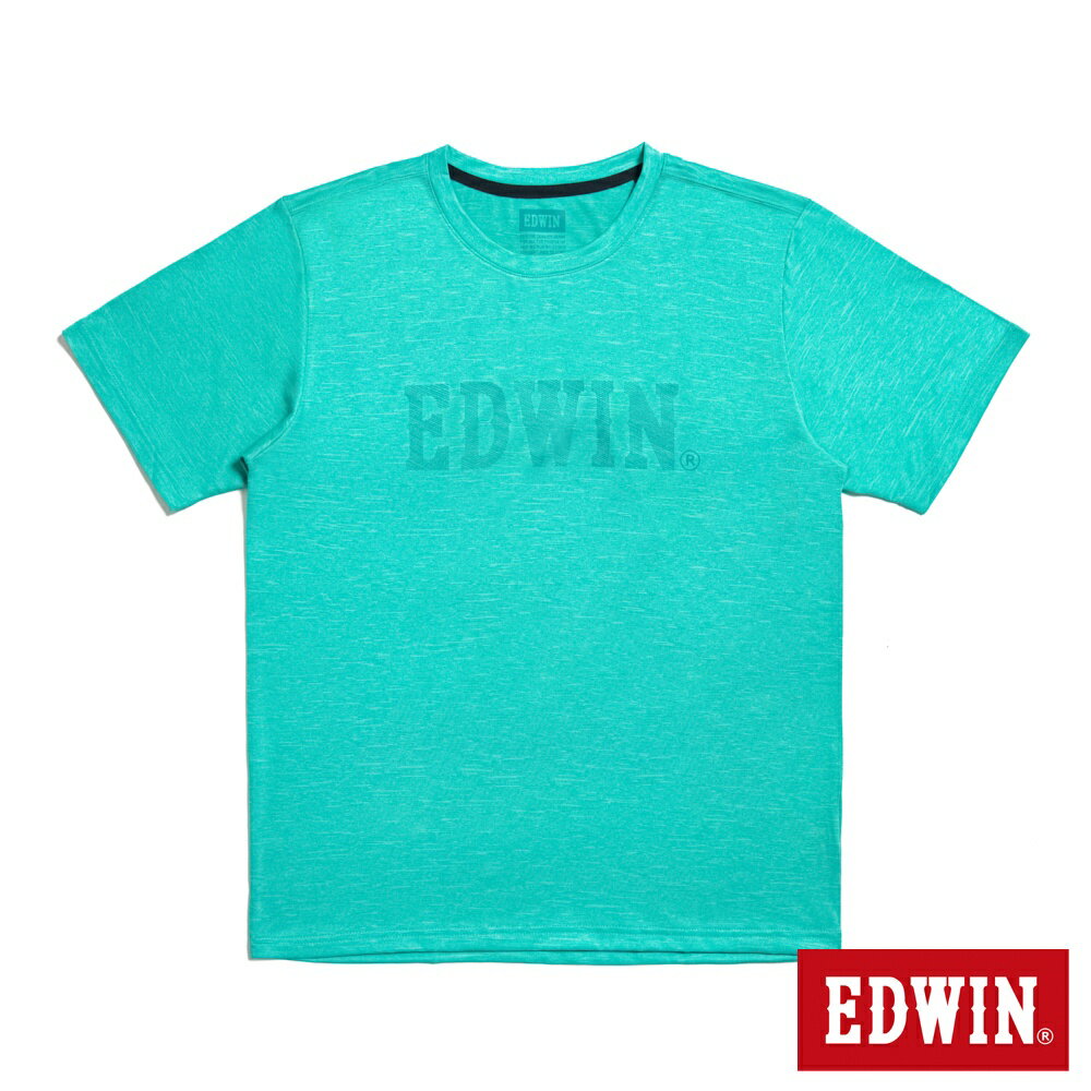 EDWIN 男款 涼爽系列 大印花短袖T恤 (青綠色)