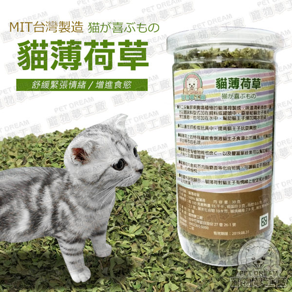 貓薄荷草 30g MIT台灣製造 貓草 幫助腸胃蠕動 排出毛球 貓零食 貓咪 喵星人 抒壓 放鬆