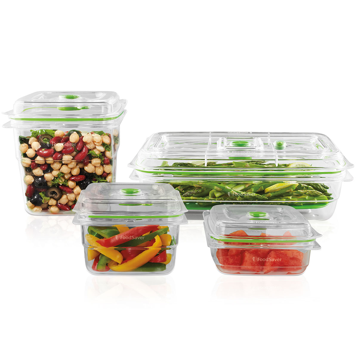 Buybeehive The New Foodsaver Fresh Container 4 Piece Set Fa4sc35810