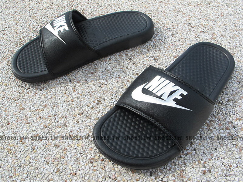 Shoestw【343880-090】NIKE BENASSI JDI 拖鞋 運動拖鞋 基本款 黑色 男女尺寸