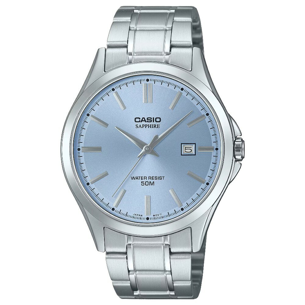 CASIO卡西歐 MTS-115D-2A2V 簡約風格日期顯示時尚腕錶 天空藍 41.3mm｜樂天全館特惠中★指定刷卡回饋10%