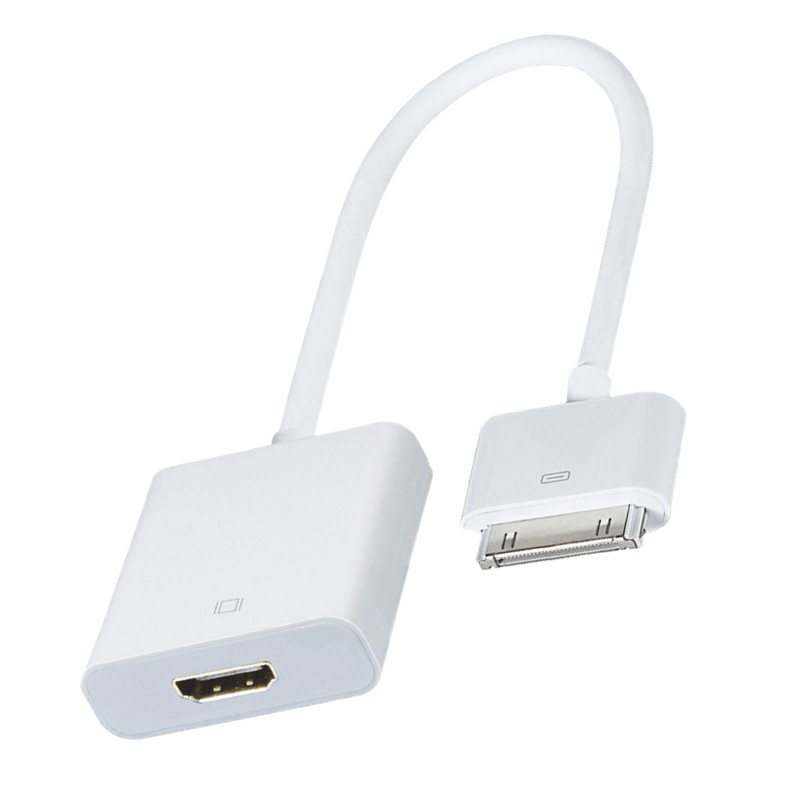 蘋果 30 Pin to HDMI 轉接線 影音 視頻專用,適用 iPhone 4S / iPad 2 以及 3