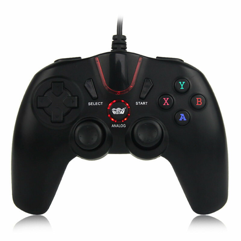 welcom遊戲手柄usb電腦安卓電視手機PS3NBA2K21電視家用遊戲手柄【Snowbelle優選】