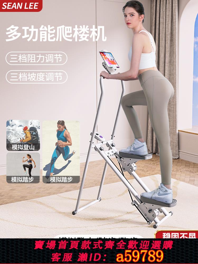 【臺灣公司 可打統編】SEAN LEE多功能爬樓機家用運動健身器材原地踏步機登山跑步器械