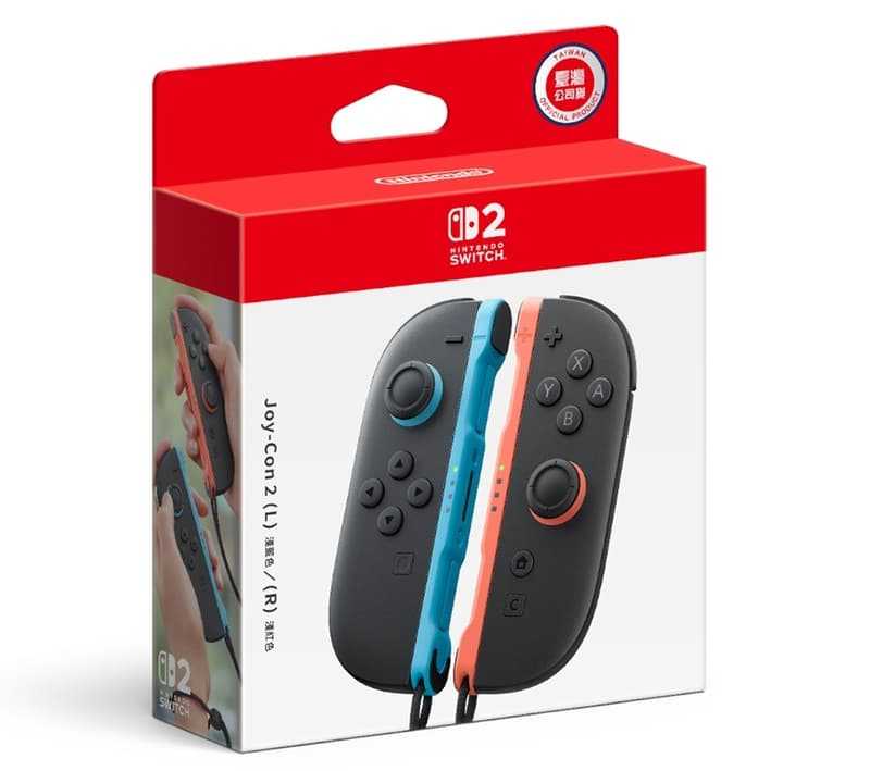 現貨供應中 一年保固  [NS2 周邊] Nintendo Switch 2 Joy-Con 2 控制器組（淺藍 / 淺紅）