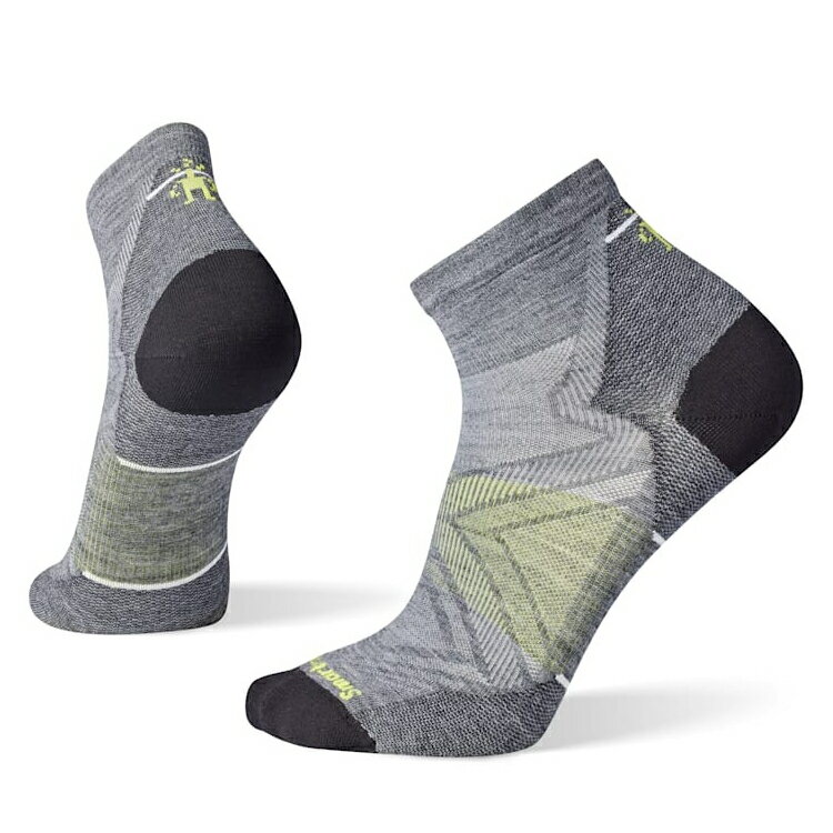 Smartwool Run Zero Cushion 男款 跑步超輕減震低筒襪/羊毛襪 SW001653 052 中性灰 1