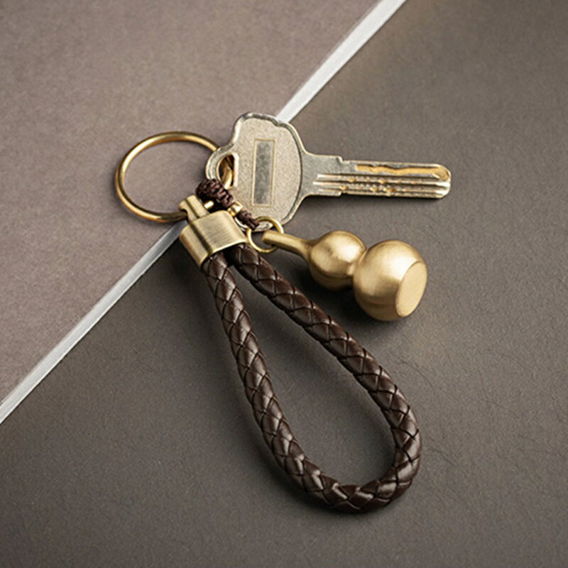 手機掛飾鑰匙扣-純銅葫蘆個性手工包包配飾16款73xd3【獨家進口】【米蘭精品】