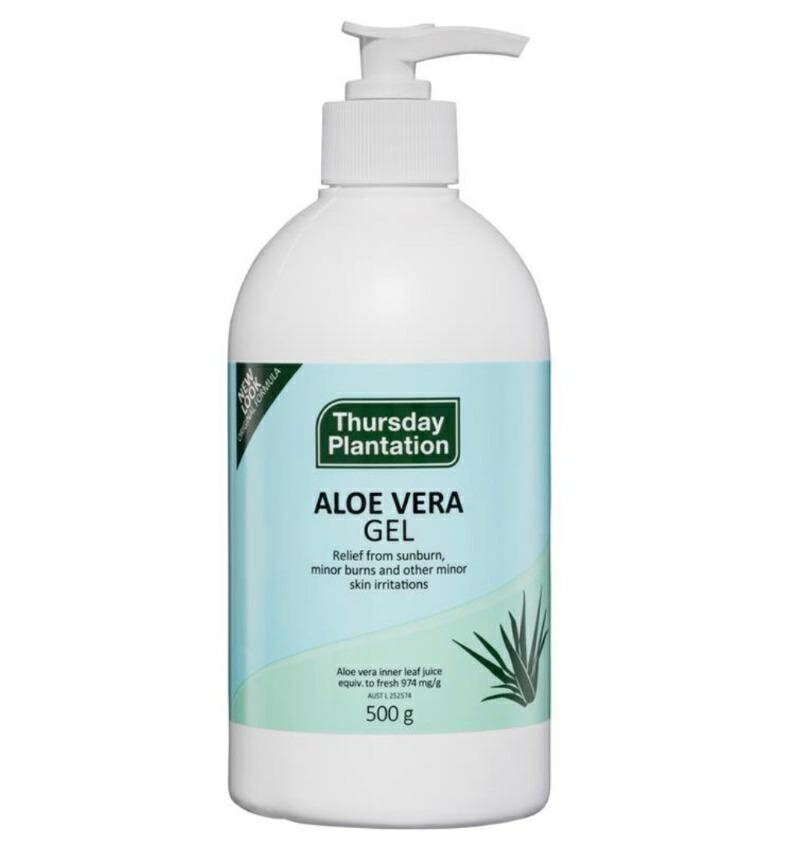 澳洲Thursday Plantation 星期四農莊 蘆薈保濕 曬後凝膠 500g(家庭號) (有中標) KB23Y-0717-097 1