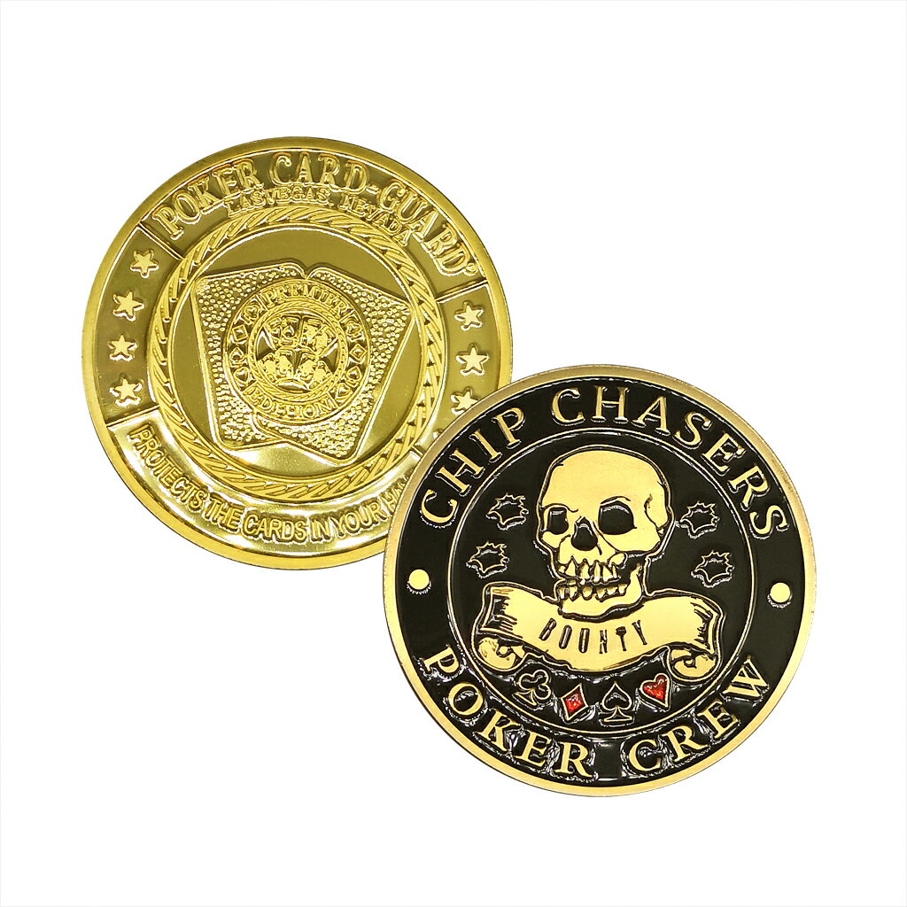 【籌碼獵人】撲克隊賞金硬幣金屬徽章 拉斯維加斯城籌碼紀念章 4