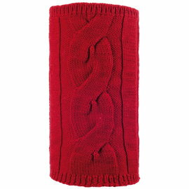 <br/><br/>  [ Buff ] Root 美麗諾羊毛麻花素色圍巾/保暖頸圍 341013 紅<br/><br/>