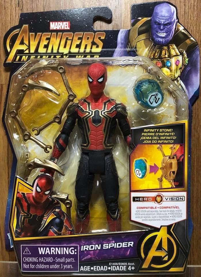 ☆勳寶玩具舖【現貨】漫威 復仇者聯盟 6吋人物組&無限寶石--IRON SPIDER