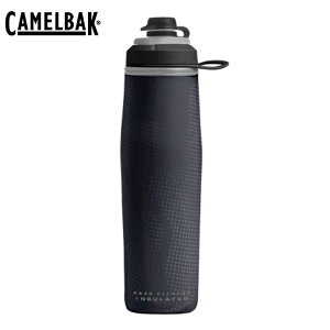 《台南悠活運動家》CamelBak CB1877001075 710ml Peak Fitness運動保冰噴射水瓶 黑
