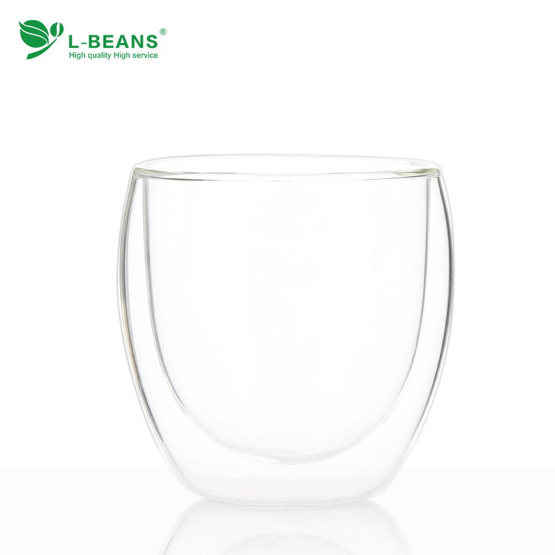 雙層玻璃咖啡杯 拿鐵杯耐熱牛奶杯歐式果汁杯 玻璃杯 花茶杯 5