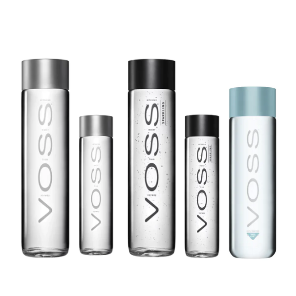 零瓶出售【VOSS芙絲】挪威頂級天然水氣泡水(800ml&375ml)-時尚玻璃瓶 VOSS
