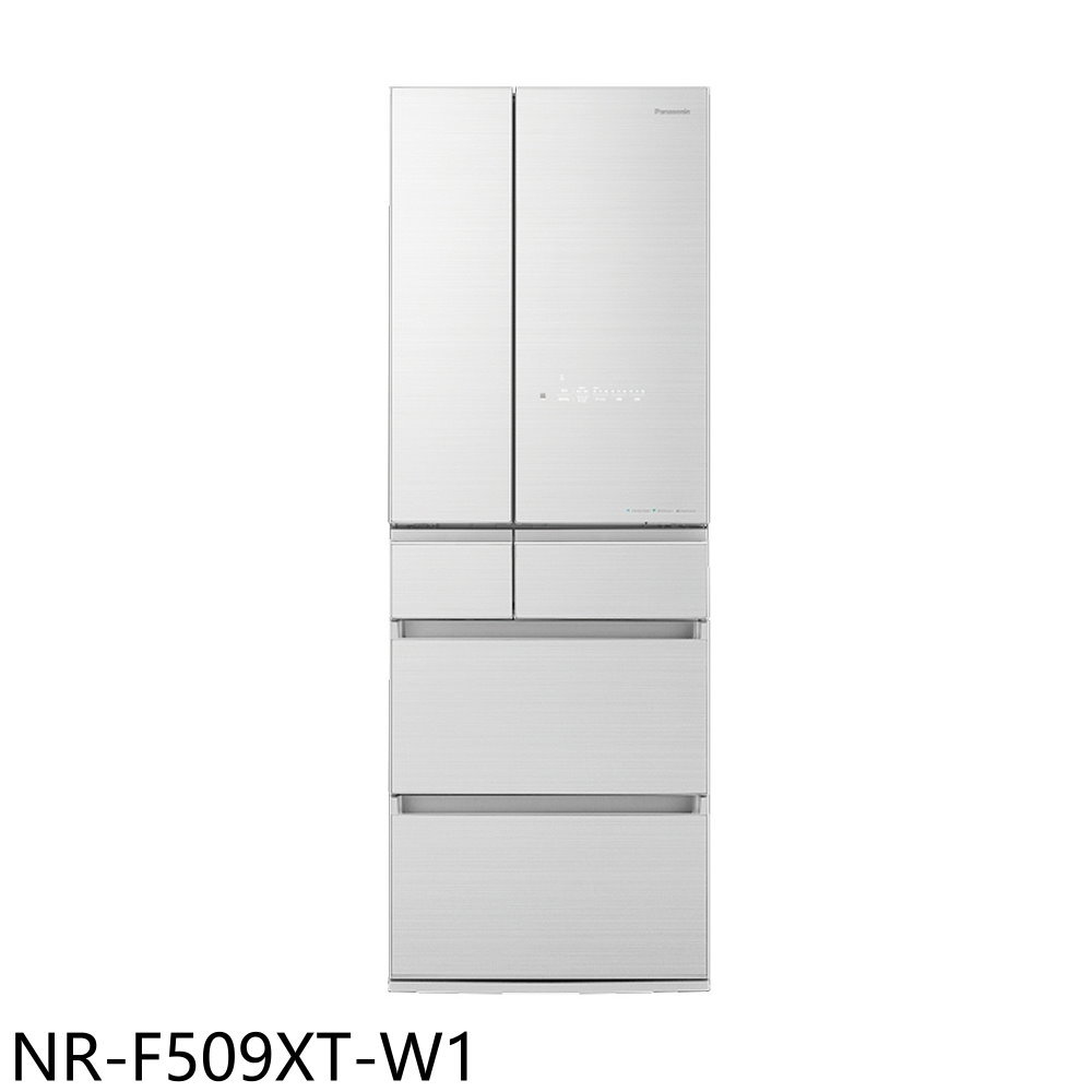 APP下單4%點數★Panasonic國際牌【NR-F509XT-W1】501公升六門變頻輕暖白冰箱(含標準安裝)