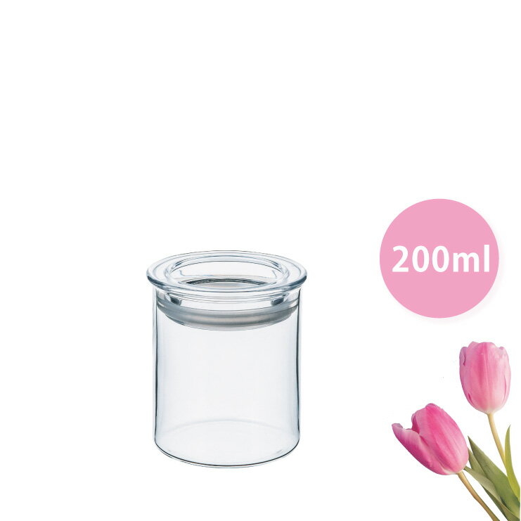 HARIO 簡約玻璃保鮮罐 200ml／SCN-200T