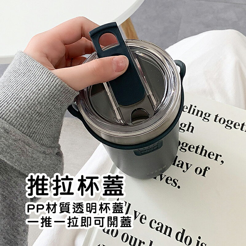 便攜不鏽鋼保溫杯 550ml【來雪拼】【現貨】外出杯 冰壩杯 保溫杯 不鏽鋼保溫杯 2