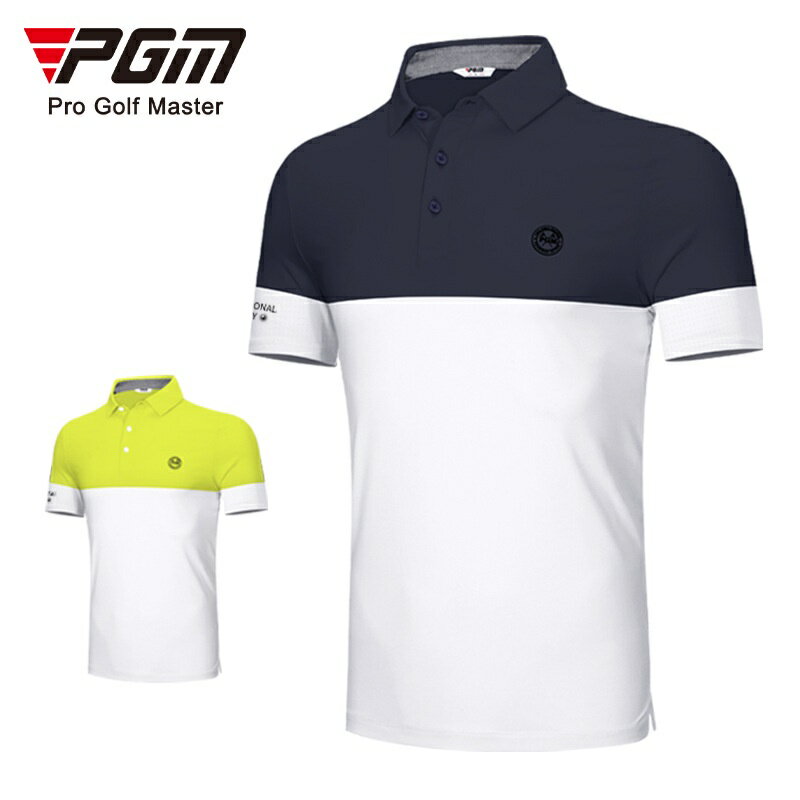 PGM 2022夏季 高爾夫男裝短袖t恤透氣網球服運動速乾上衣服裝男士
