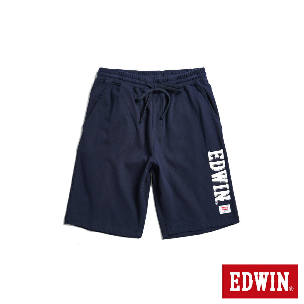 EDWIN 復古運動短褲-男款 丈青色