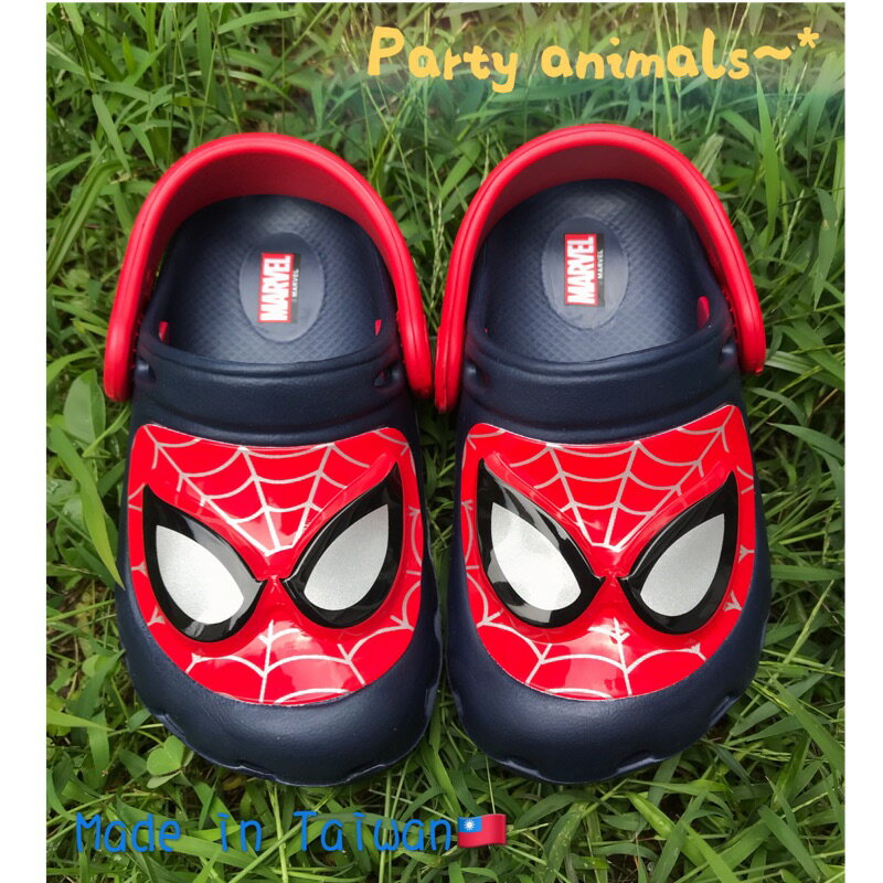 🌟Party Animals🌟 2020 Spider man 蜘蛛人 電燈 布希鞋 園丁鞋 花園鞋 輕量 透氣