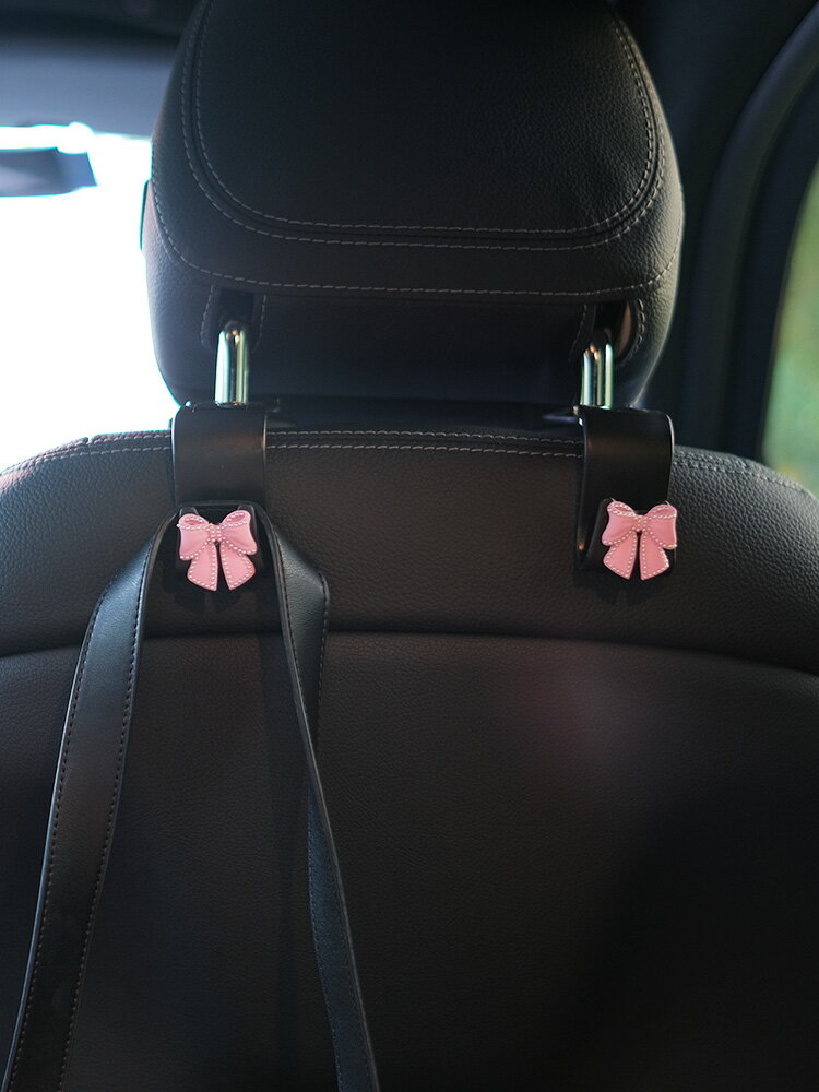 高檔小香風汽車座椅背掛鉤創意多功能隱形小掛鉤車內裝飾用品大全 2