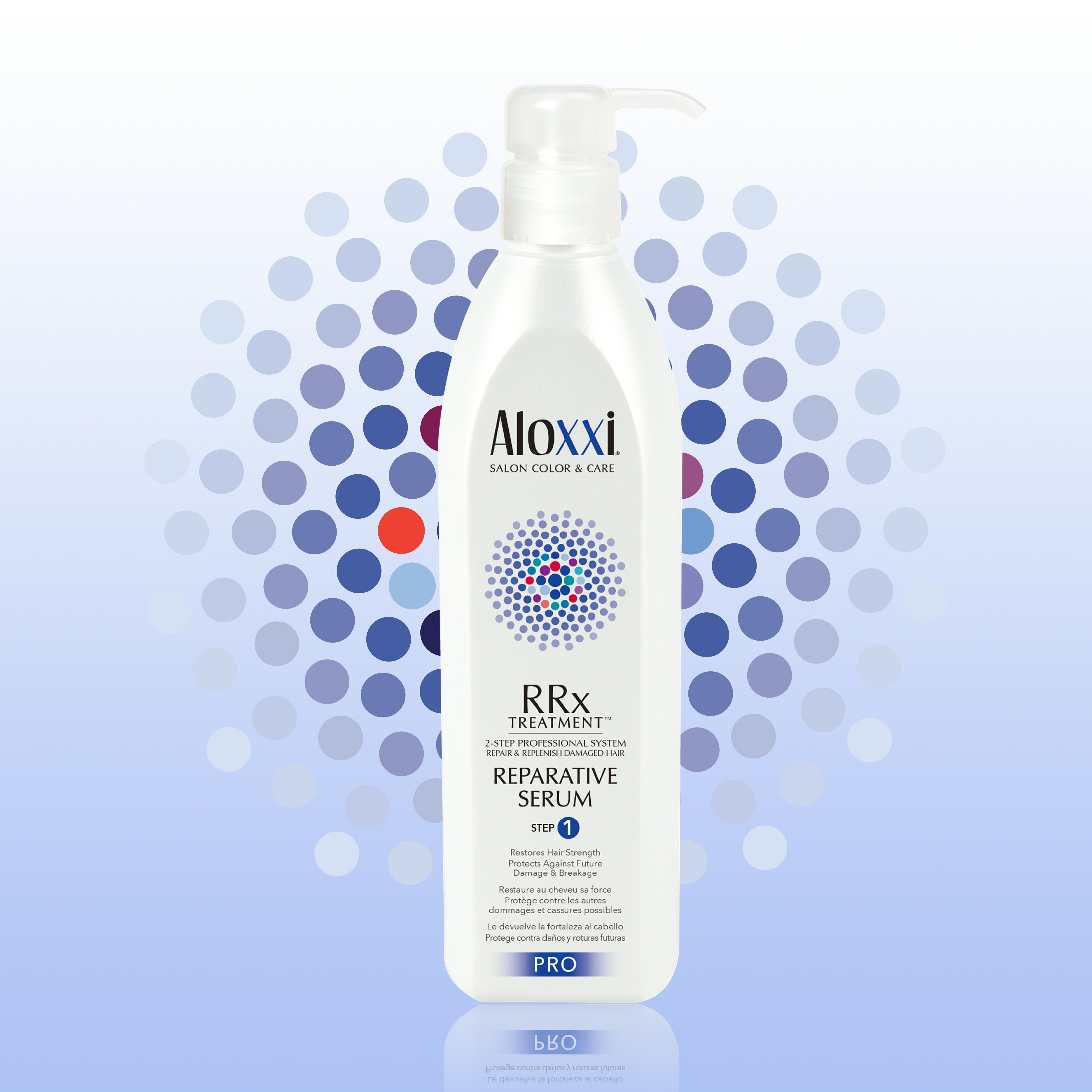 耐克斯＊Aloxxi高度修補精華露485ml/針對嚴重受損髮設計STEP:1