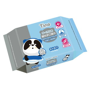 【躍獅線上】Tino小安安 嬰兒手口柔濕紙巾 20抽*4包/串 #促銷