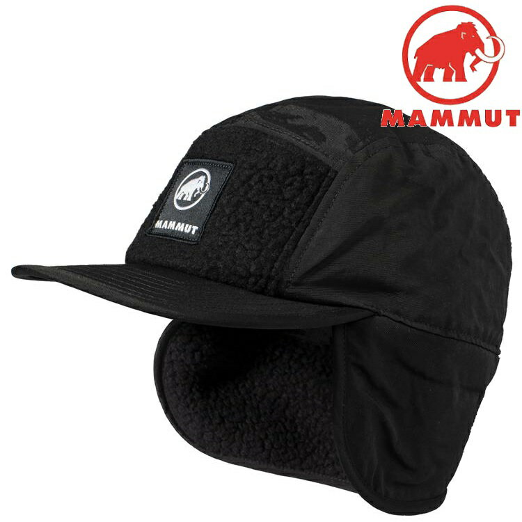 Mammut 長毛象 Fleece Cap 絨毛保暖飛行帽 1191-01400 0001 黑