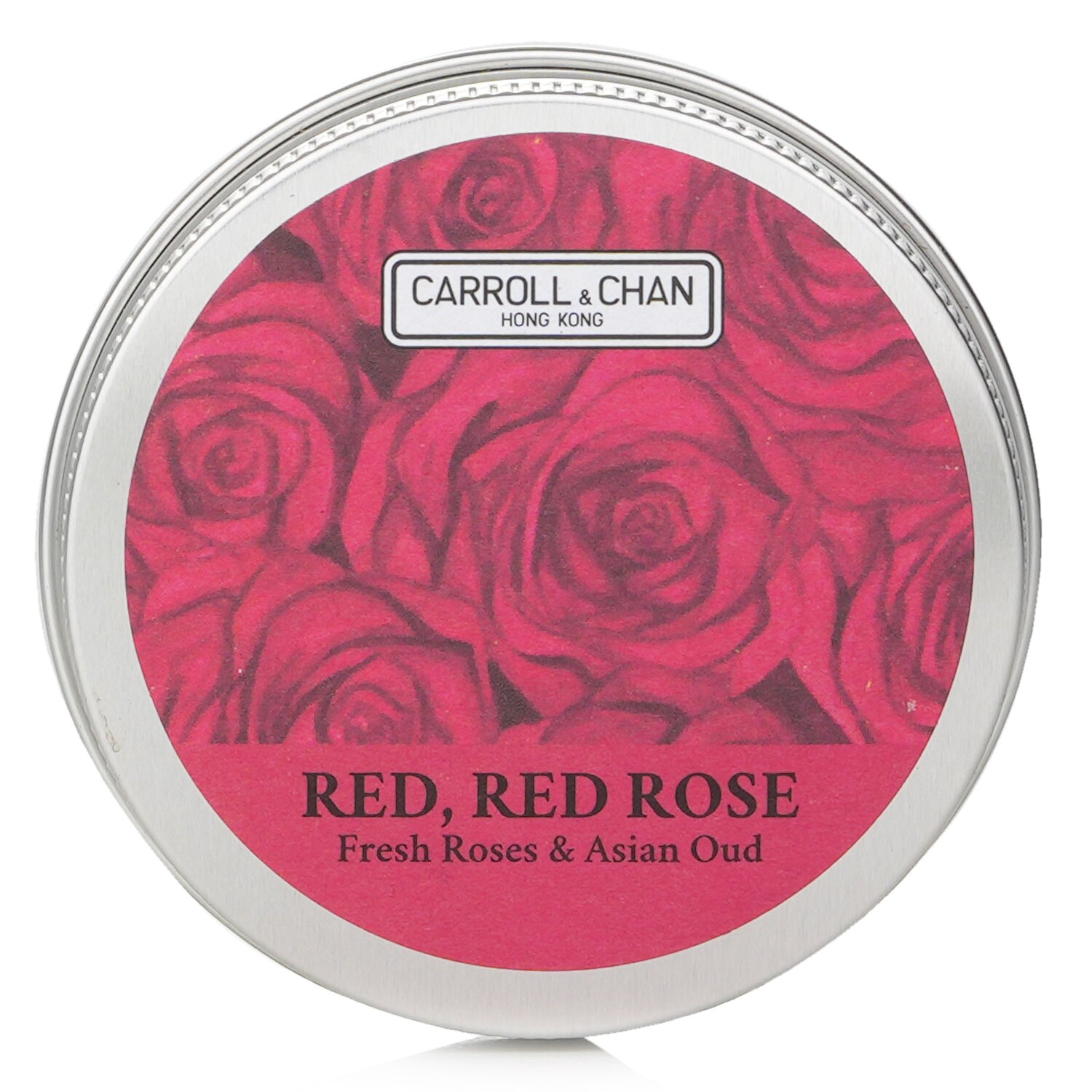 卡羅爾與陳 Carroll & Chan - 100% 蜂蠟迷你罐裝蠟燭 - # Red, Red Rose (Fresh Roses & Asian Oud)