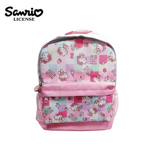 【正版授權】凱蒂貓 方格系列 兒童背包 背包 後背包 書包 Hello Kitty 三麗鷗 Sanrio