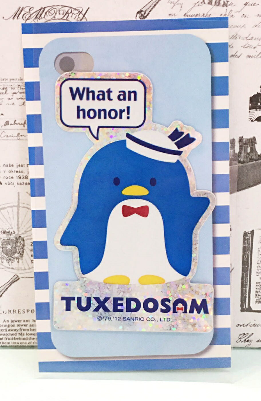 【震撼精品百貨】Tuxedo Sam Sanrio 山姆藍企鵝 貼紙-閃亮*51236 震撼日式精品百貨