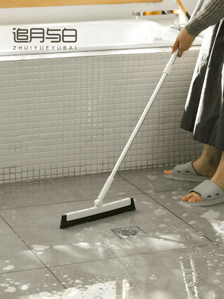 摺疊掃把 掃地神器 掃除用具 刮水拖把浴室刮水器家用掃水地刮地板神器衛生間廁所魔術掃把頭髮『cyd4843』