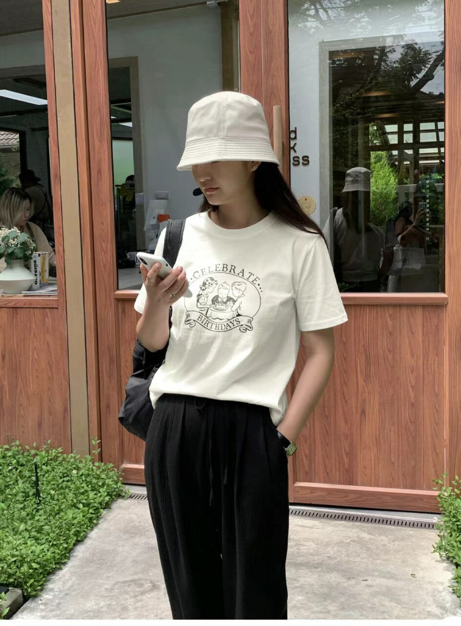 韓國 東大門 可愛小童吹蛋糕 T恤 上衣