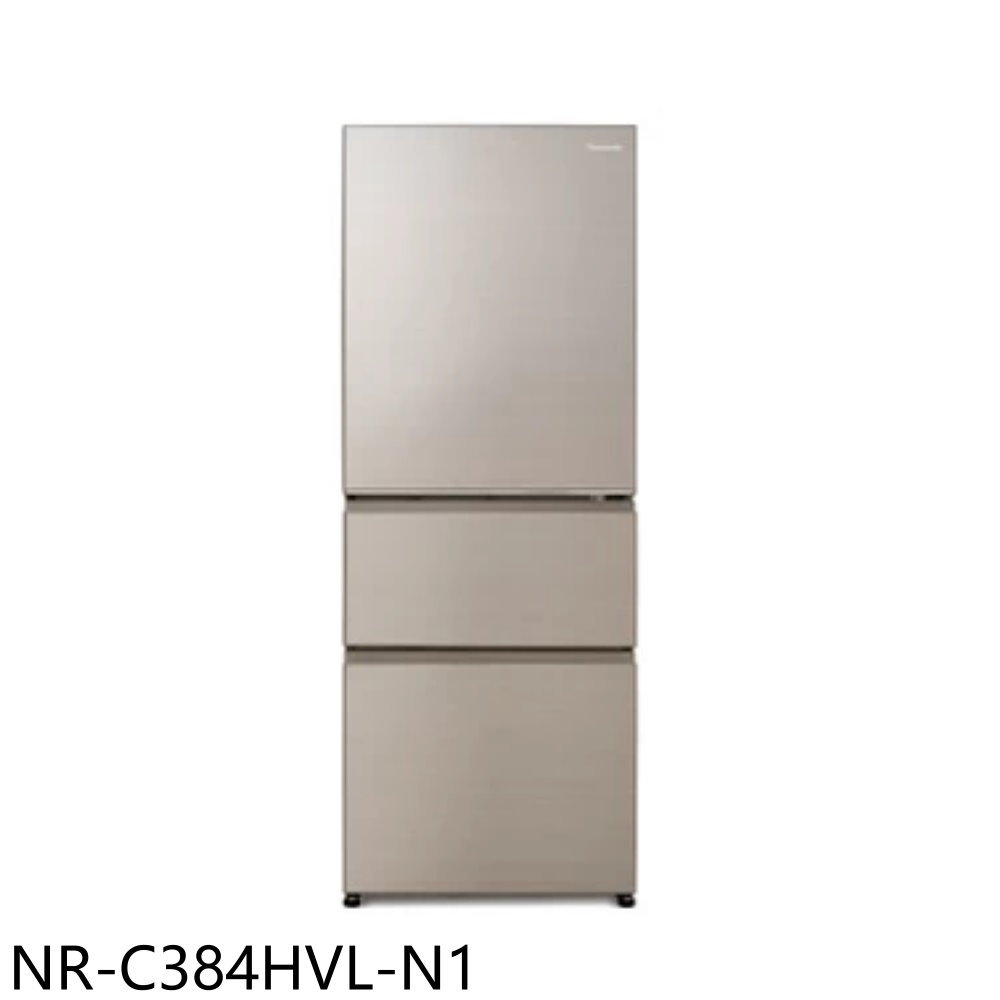 APP下單4%點數★Panasonic國際牌【NR-C384HVL-N1】385公升三門變頻香檳金冰箱(含標準安裝)