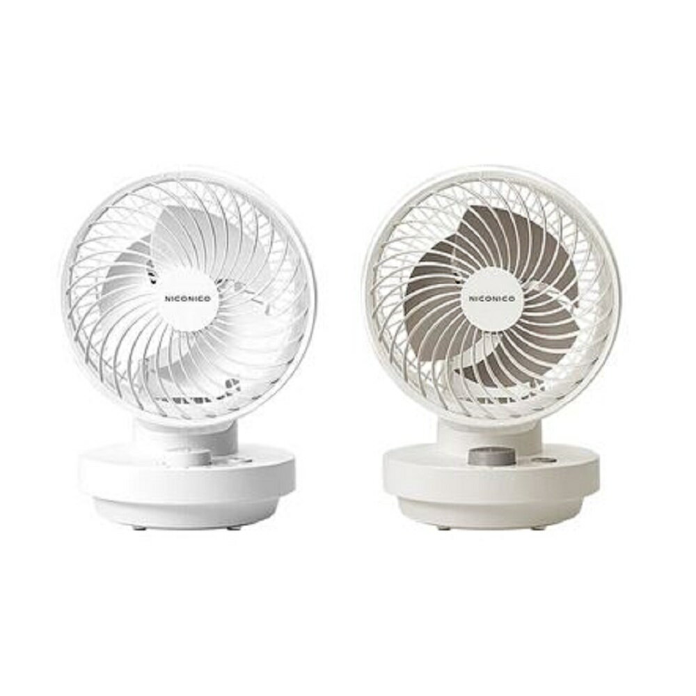 【兩入超值組 限量特價】NICONICO NI-GS2506 7吋易拆式陀螺循環扇/循環風扇/風扇/電風扇 2