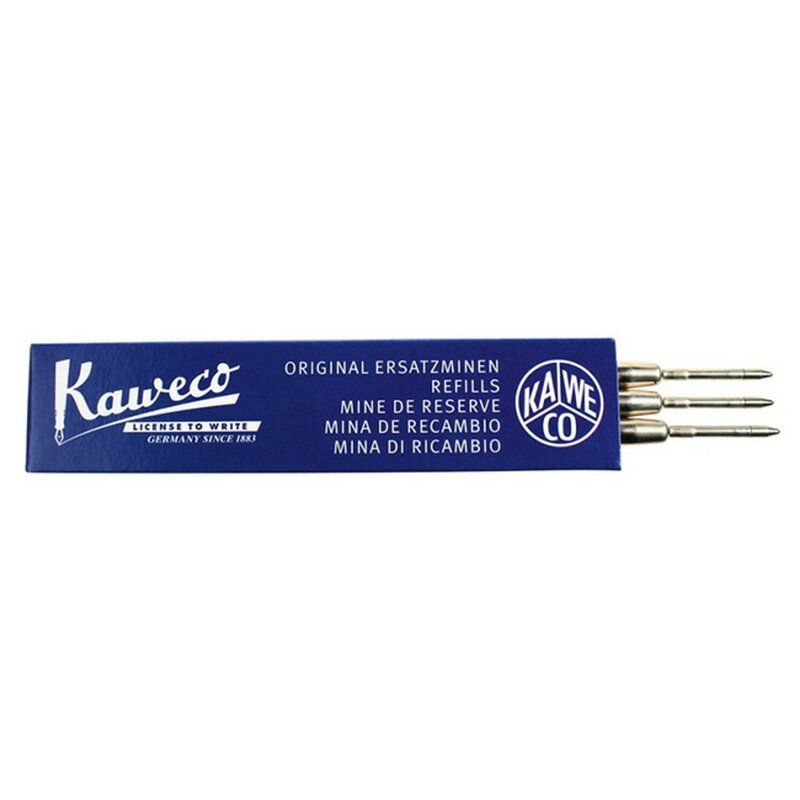 預購商品 德國 KAWECO G2 原子筆替蕊 筆芯 藍色 1.0mm 4250278604172 / 3支