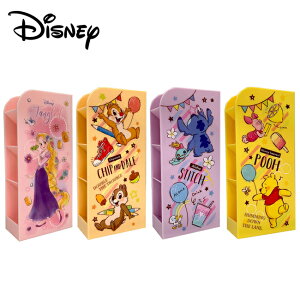【日本正版】迪士尼 四層 直式收納盒 置物盒 長髮公主 奇奇蒂蒂 史迪奇 小熊維尼 Disney