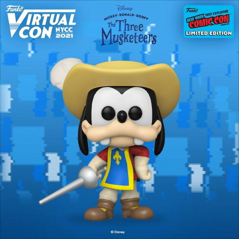 迪士尼 FUNKO POP DISNEY 1123 米老鼠 三劍客 2021 NYCC 高飛 高飛狗 0