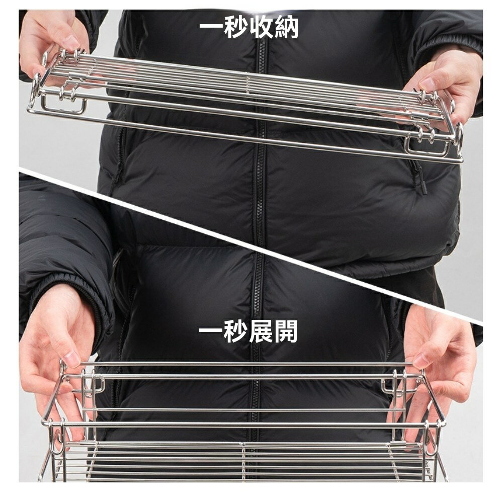 美麗大街【114040813】 戶外IGT鋁板桌拓展掛架折疊桌配件便攜式置物架桌面掛籃延伸掛架 9