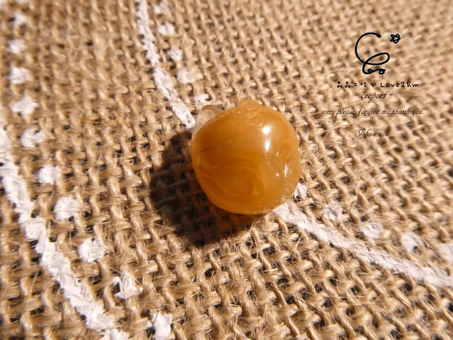 黃兔毛狐狐 黃兔毛 水晶飾品  晶晶工坊-love2hm 46212 3