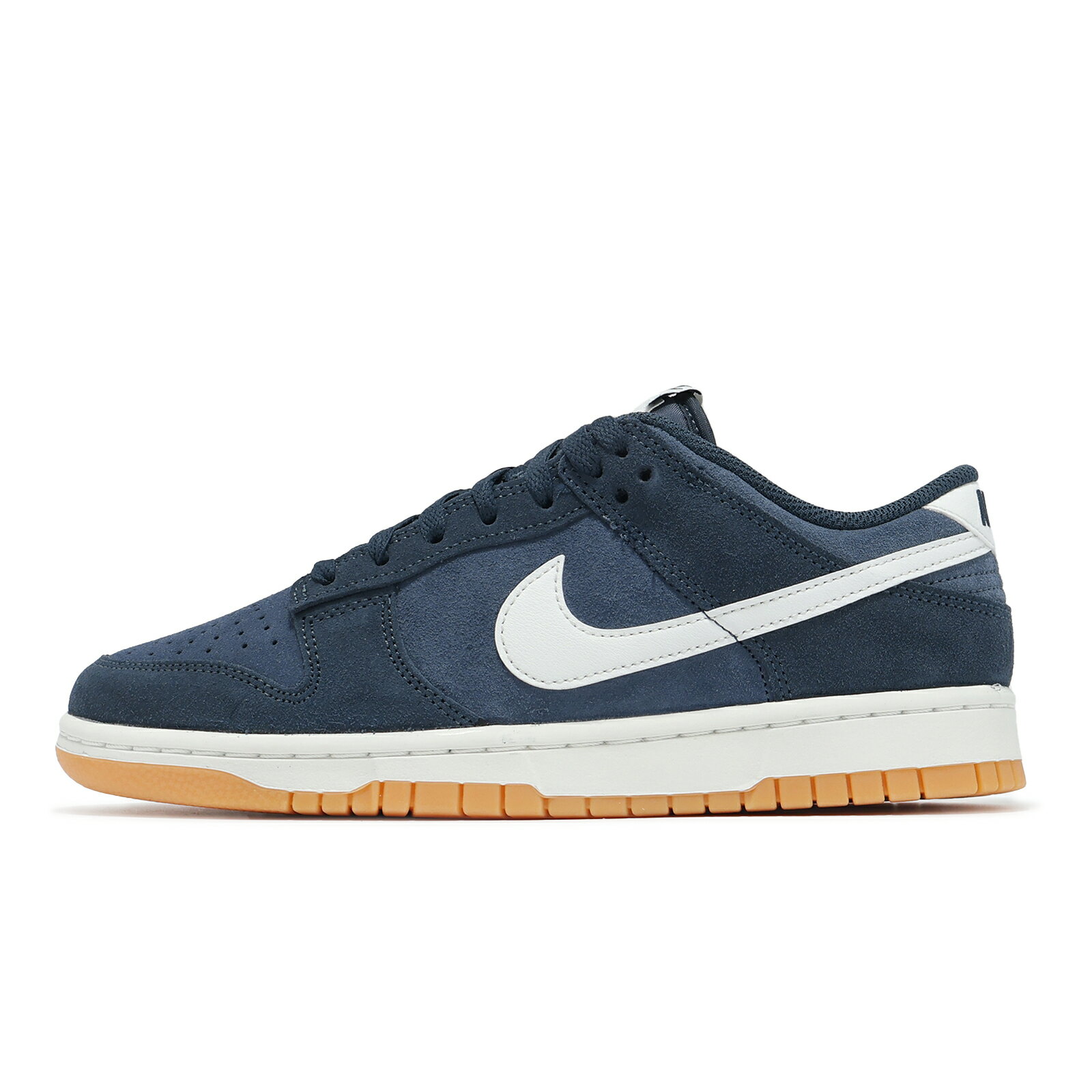Nike 休閒鞋 Dunk Low Retro SE 男鞋 藍 白 膠底 麂皮 低筒 HQ1931-400