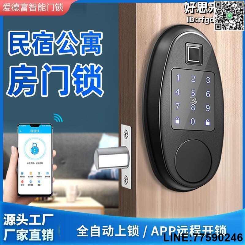 【快樂購】app遙控智慧鎖家用密碼指紋鎖辦公室感應門鎖替換球形電子鎖