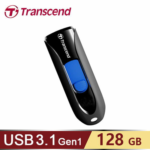 【Transcend 創見】JetFlash 790 128G USB 3.1 隨身碟 黑色【三井3C】