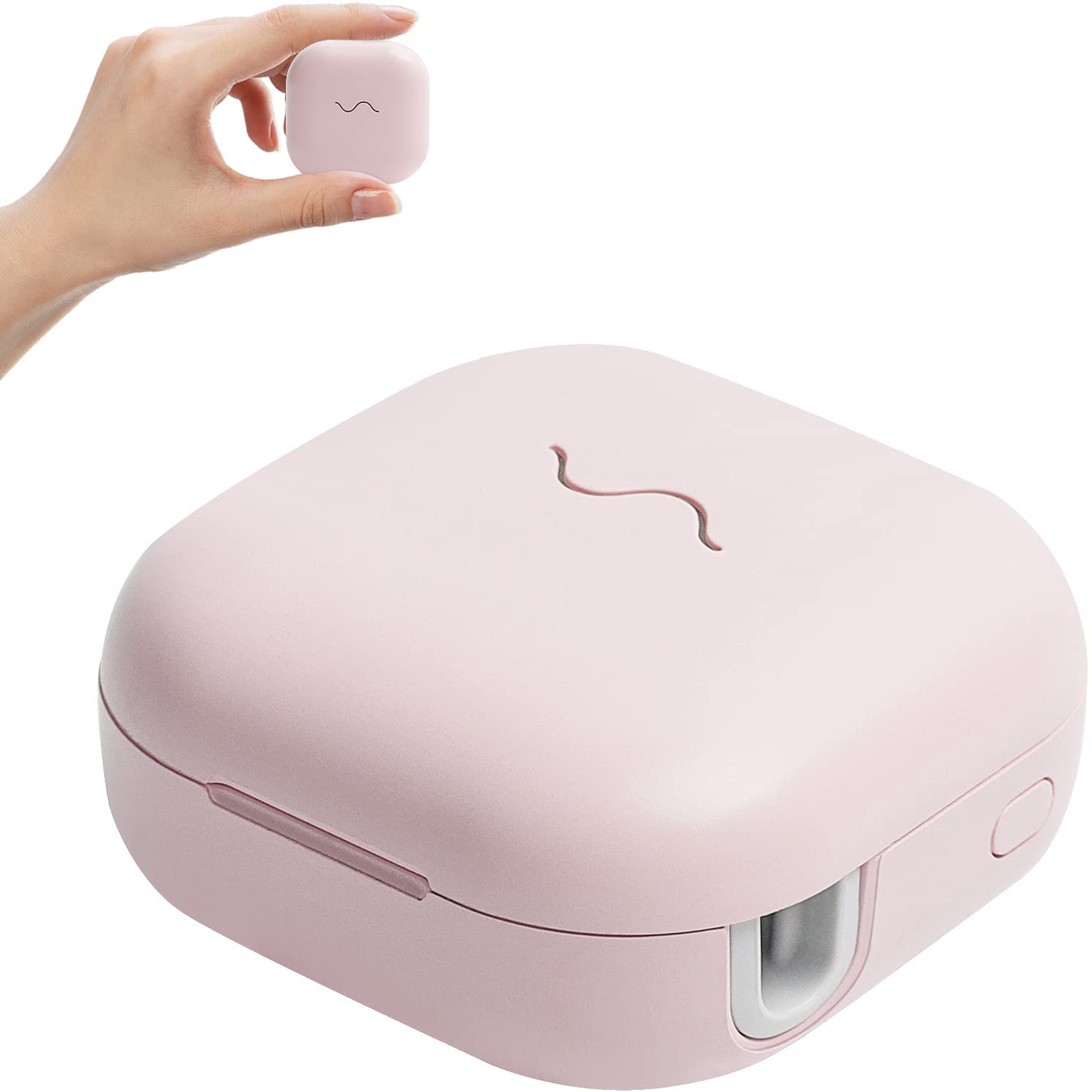 【日本代購】Iseebiz 牙刷除菌盒 個人用 攜帶式 UV-C LED 粉色