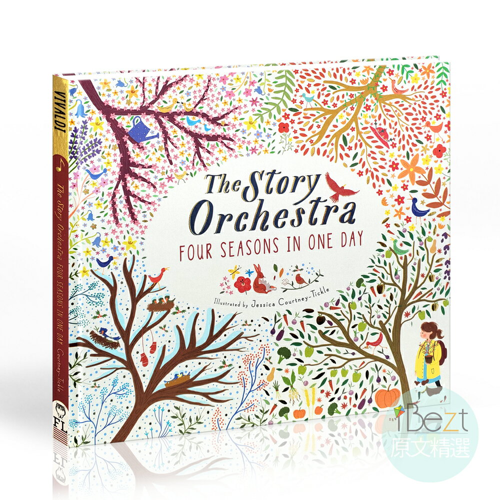 The Story Orchestra︰Four Seasons in One Day |外文 | 繪本 | 韋瓦第四季交響曲 | 季節交迭 | 古典樂 | 四季 | 視覺與聽覺感受 |